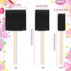 Kid's Sponge Stamp Ink Pad and Roller Set for Painting and Drawing