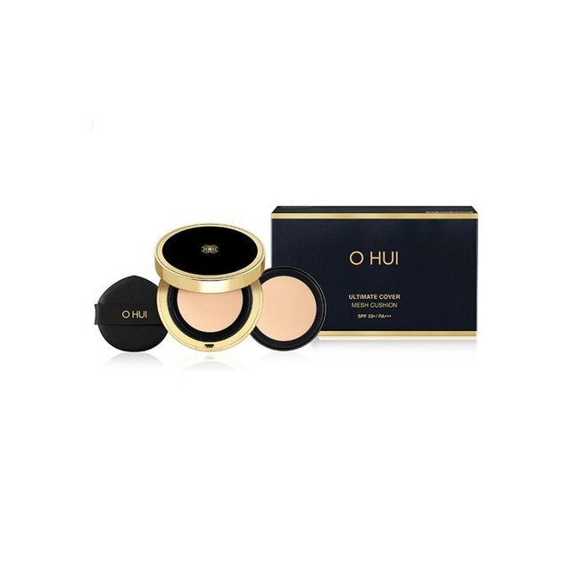 

O HUI Ultimate Cover Mesh Cushion SPF50+ / PA+++ 13g x 2 ea No. 02 Honey Beige +RANDOM GIFT