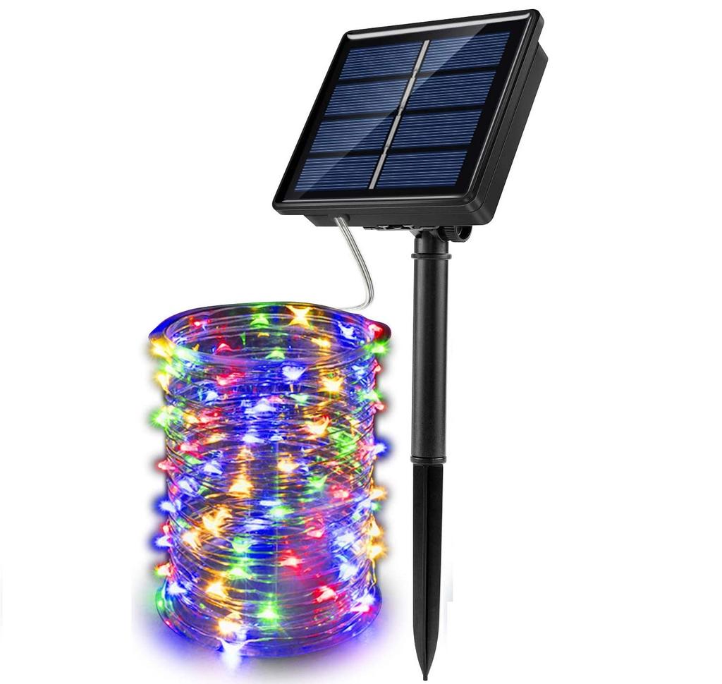 Solar Powered Outdoor String Lights 50/100/200/300 LED for Holiday Christmas Parties Waterproof Fairy Garden Flower Garlands