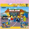 Simpsons The Supermarket Assembled Building Block Toys For Daily Chikdrens Gift