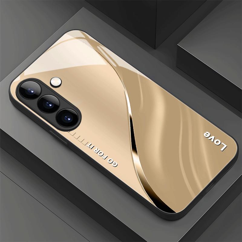 Business Aesthetic fashion phone cases s26 ultra case Glass Phone Case for Samsung Galaxy S26 S25 S24 S23 S22 FE Ultra Plus