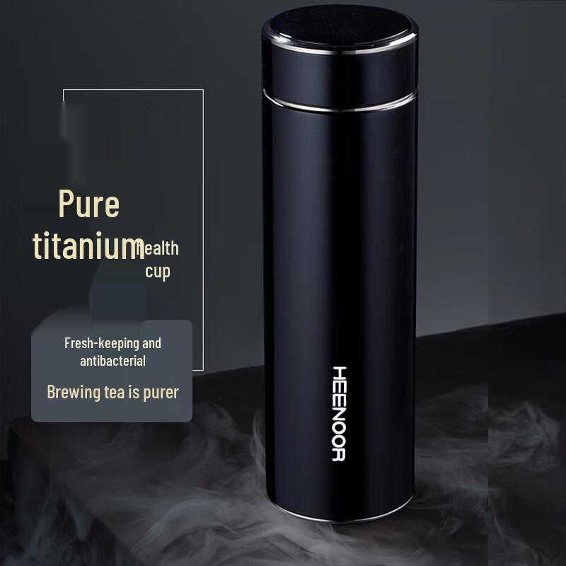 Heenoor 365ML Titanium Insulated Portable Thermos