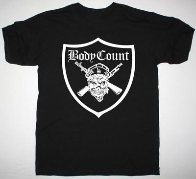 Vtg BODY COUNT SYNDICATE Baumwolle Schwarz Alle Größen für Herren T-Shirt BL317