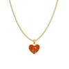 Contemporary Zodiac Heart Necklace With Layered Chain Perfect For Fashionable Women