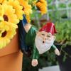 Funny Mini Gnome Hanging Statue Cartoon Dwarf Miniature Sculpture  Flowerpot Decoration