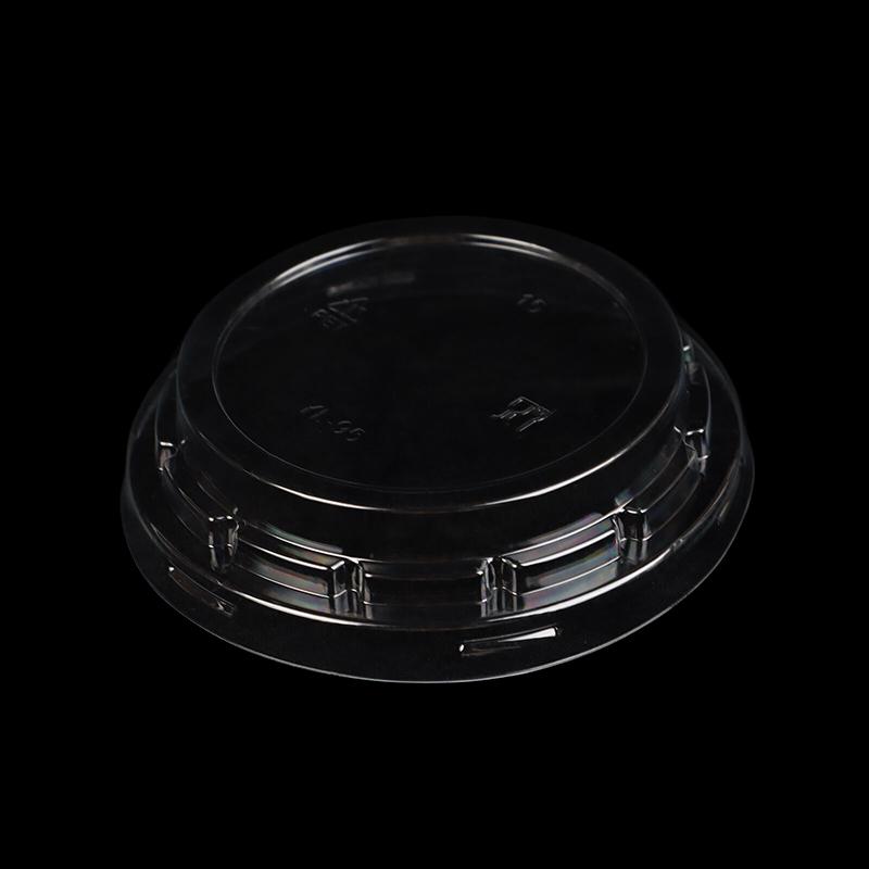 10Pcs 10Oz Disposable Mousse Cups Cake With Lid Clear Plastic Boxes Ice-Cream Dessert Picnic Pudding Jelly Dessert Yogurt Cups