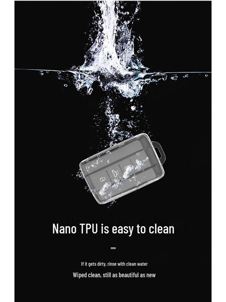 Great Wall WEY VV7/VV5S/Tank 300/VV6/Macchiato Full-Cover Transparent Car Key Shell