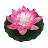 Beautiful Led Lotus Flower Lamp Water Floating Decorative Light With Battery Included For Outdoor And Indoor Use 18cm Red