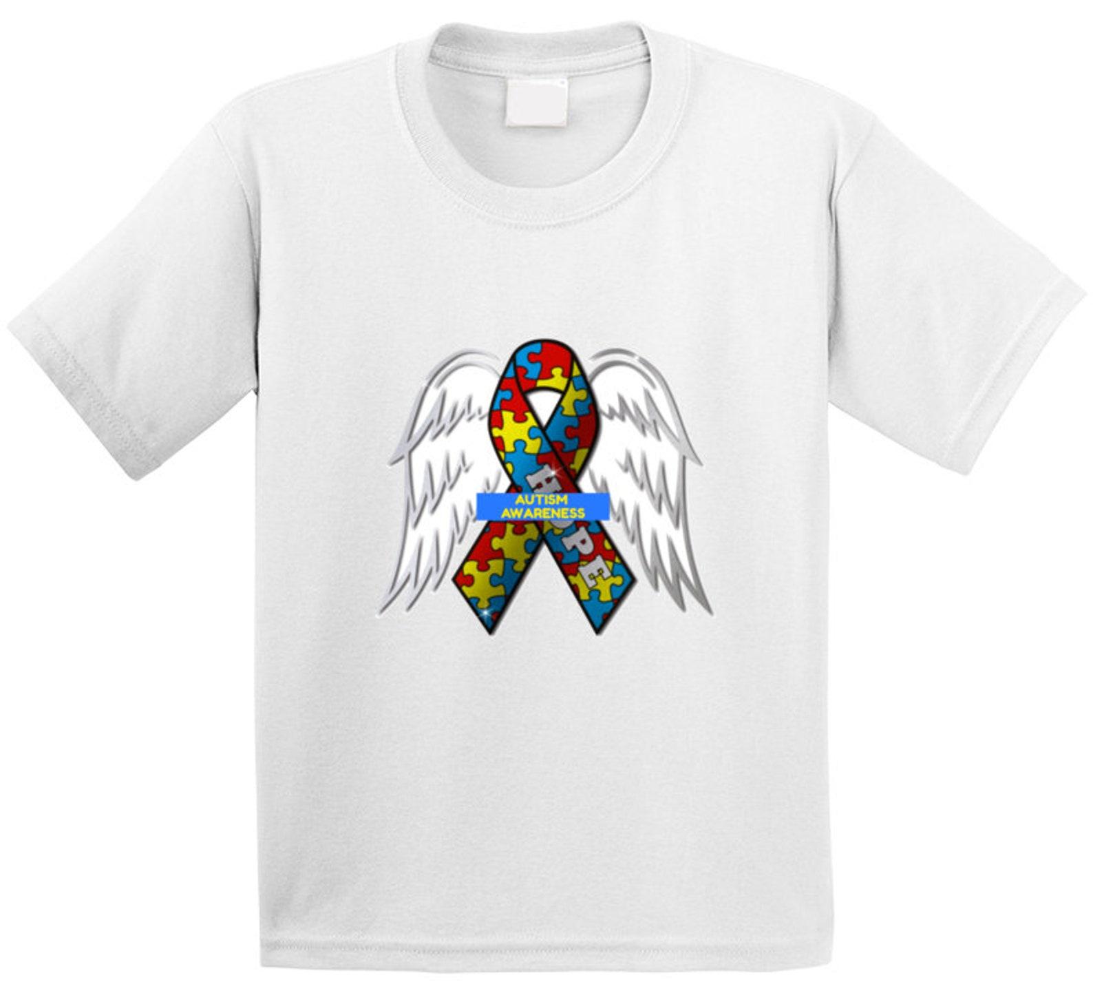 Autism Hope T Shirt Youth XL