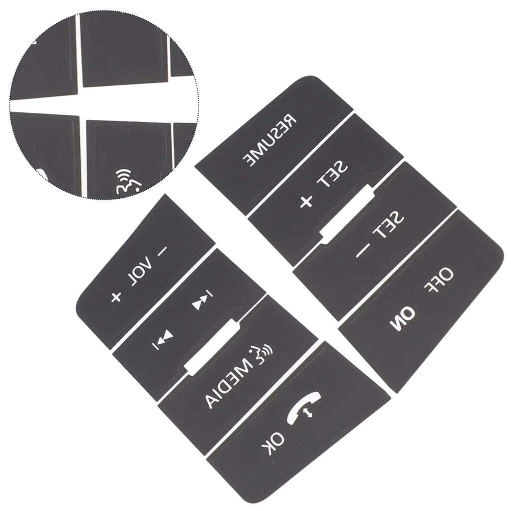 Enhance The Look And Feel Of Your For FORD Focus 2008 2010 With Enhanced Steering Wheel Button Repair Stickers