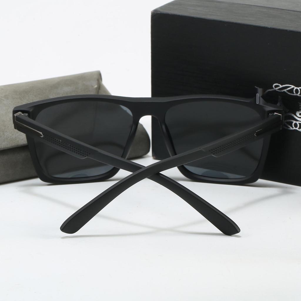 Men's Premium Square Polarized Sunglasses with UV Protection for Driving
