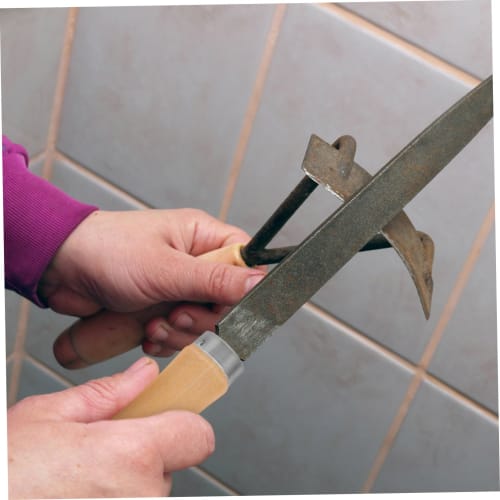 HOMSFOU 10 Pieces Wooden File Handles, Portable File Handles, Ergonomic File Handles, Durable File Grip, Crafts, Replacement File Handles, Multi-Purpo