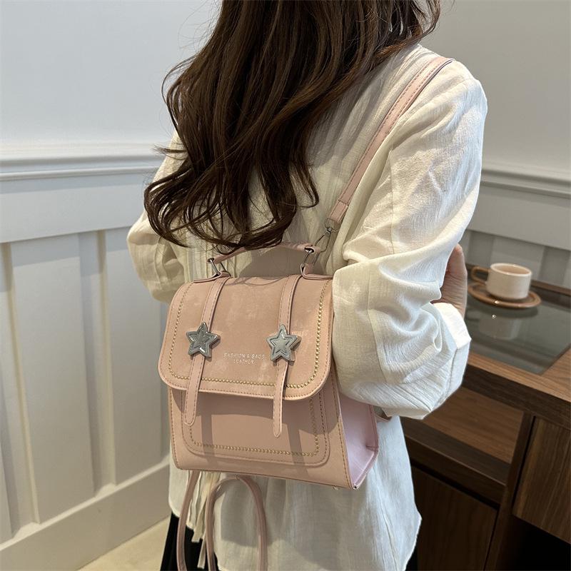 2024 Retro Lässiger Damenrucksack: Stilvolles Design für Studenten