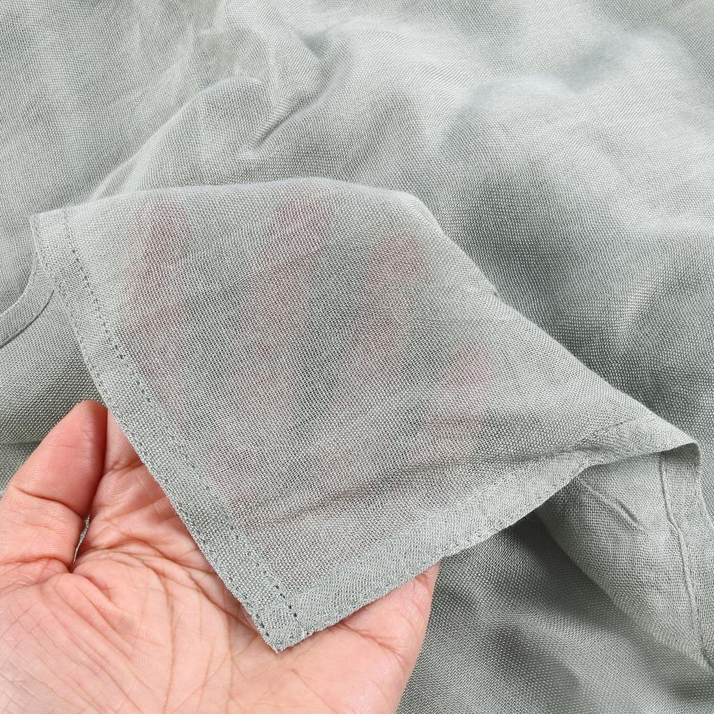 Breathable Rayon Wide-Brim Shawl & Scarf