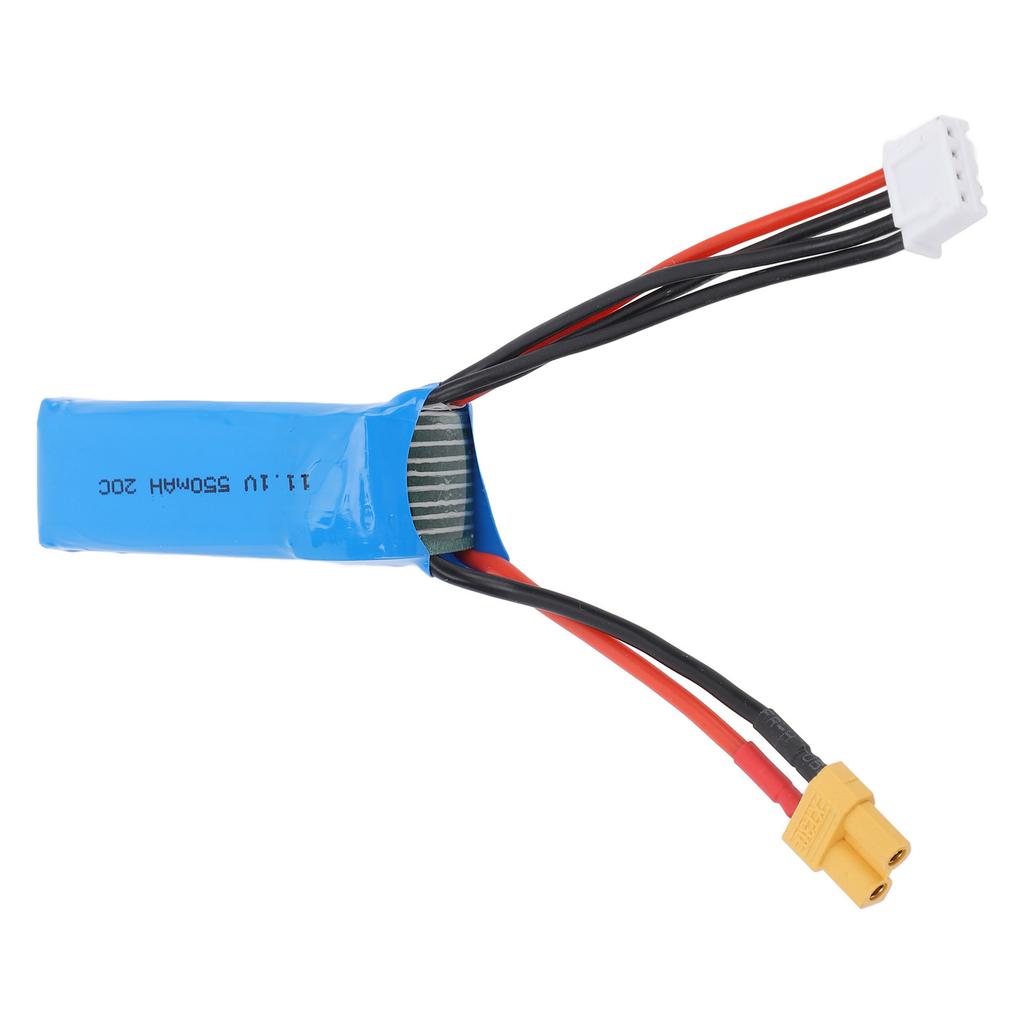 11.1V 550MAH 20C 3S RC Helicopter Lithium Battery Replacement for YUXIANG F150 Helicopter