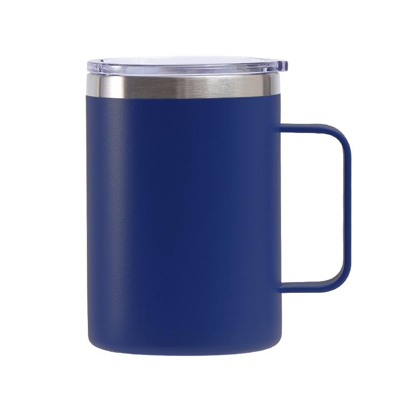 Exclusive For 16Oz Handle Cup 304 Stainless Steel Office Cup, Color Spray Coffee Cup