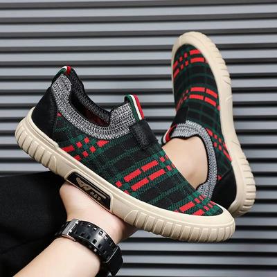 Sneakers Summer Breathable Male Shoe New In Men's Casual Shoes Leisure Non-leather Shipping Free Classic Original 2024 Trend