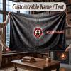 Coperta Plaid in Flanella con Nome Personalizzato Modello Calcio Brentford Calda Decorazione per la Casa