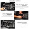 ABS Car Gear Shift Decoration Front Cup Holder Window Switch Cover For Jeep Wrangler JL 2018 Up For JT Gladiator Interior Accessories