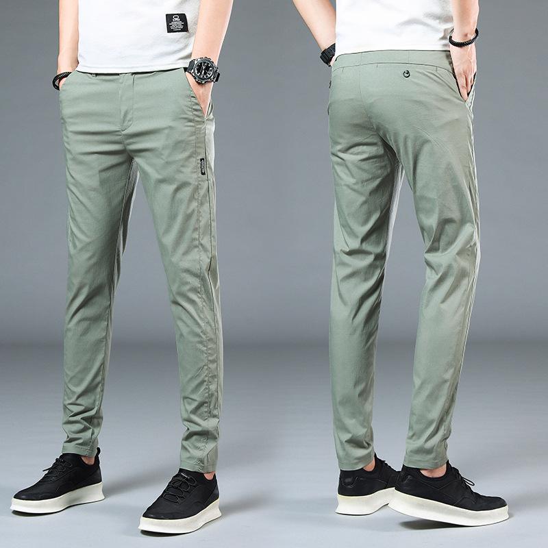 Casual Pants, Men's Cotton Pants, Seasonal Korean Classic Casual Pants, Business Casual Pants, Men's