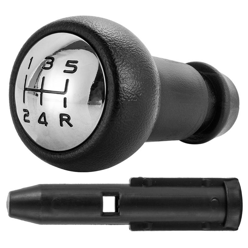 1set 5 Speed Gear Stick Shift Knob Lever Pen Adapter Replacement For Peugeot 206 207 307 308 407 For Citroen C4 Picasso Berlingo