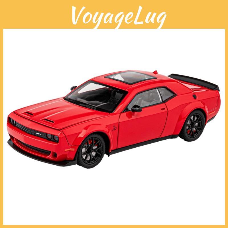 Challenger Alloy Simulation Srt Hellcat Model Toy With Lighting Function