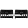 2 Stück A/C Luftheizer Armaturenbrett Blende Lüftungsschlitze(Schwarz) Kompatibel für Toyota 4Runner Tacoma 1996-2002 Klimaanlagen-Lüftungsgitter Ersetzt 55063-35030 Kunststoff