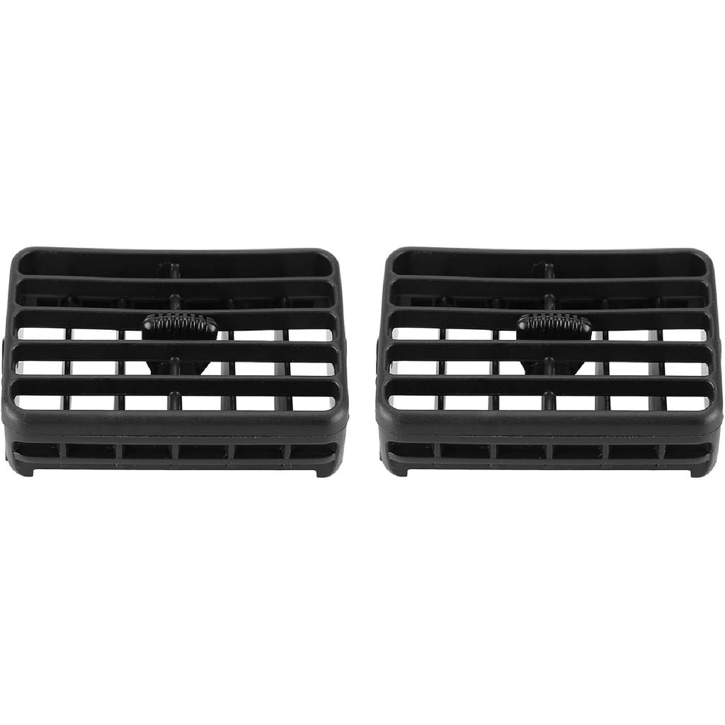 2 Stück A/C Luftheizer Armaturenbrett Blende Lüftungsschlitze(Schwarz) Kompatibel für Toyota 4Runner Tacoma 1996-2002 Klimaanlagen-Lüftungsgitter Ersetzt 55063-35030 Kunststoff