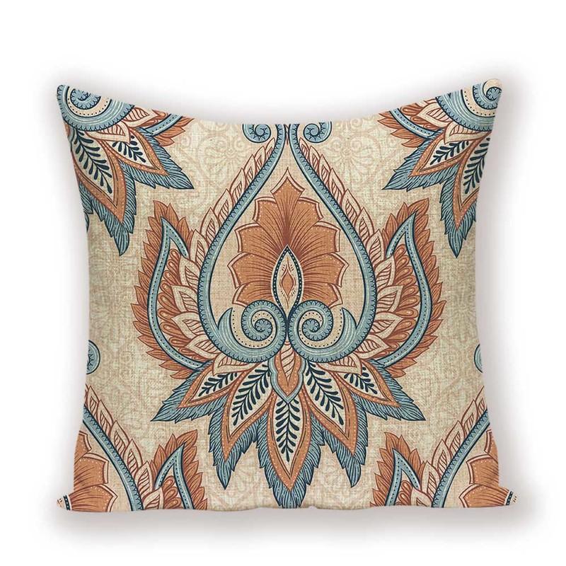 Vintage Home Decor Cushion Covers Flower Floral Pillowcase For Sofa Nordic Throw Pillow Covers 45 X 45 Cm Quality Polyester Pill