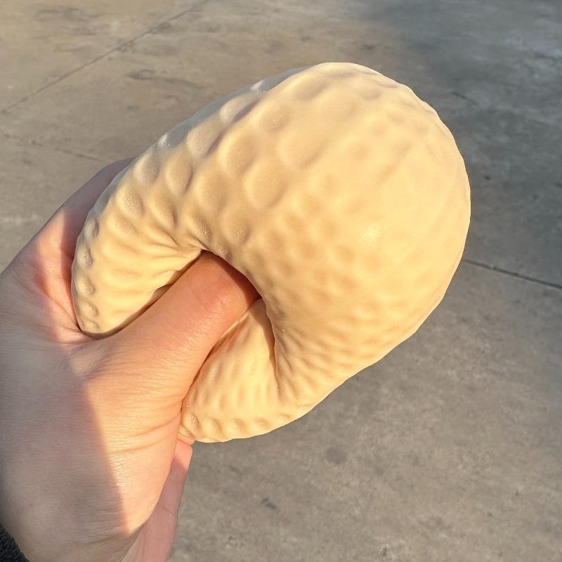 Car Beautiful Stickers Peanut Realistic-Looking Squeeze Toy Squishy Slow Rising Fidget Toy Relieves Pressure Anxiety Peanut Decompression Toy Friends Gift