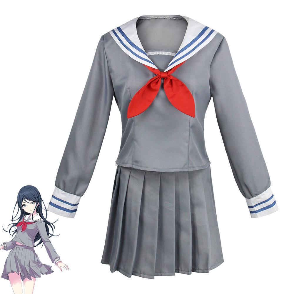 

Cosplay JK Uniform Project Sekai Colorful Stage Feat Costume Azusawa Kohane Hoshino Ichika Sailor Uniform Sets XS