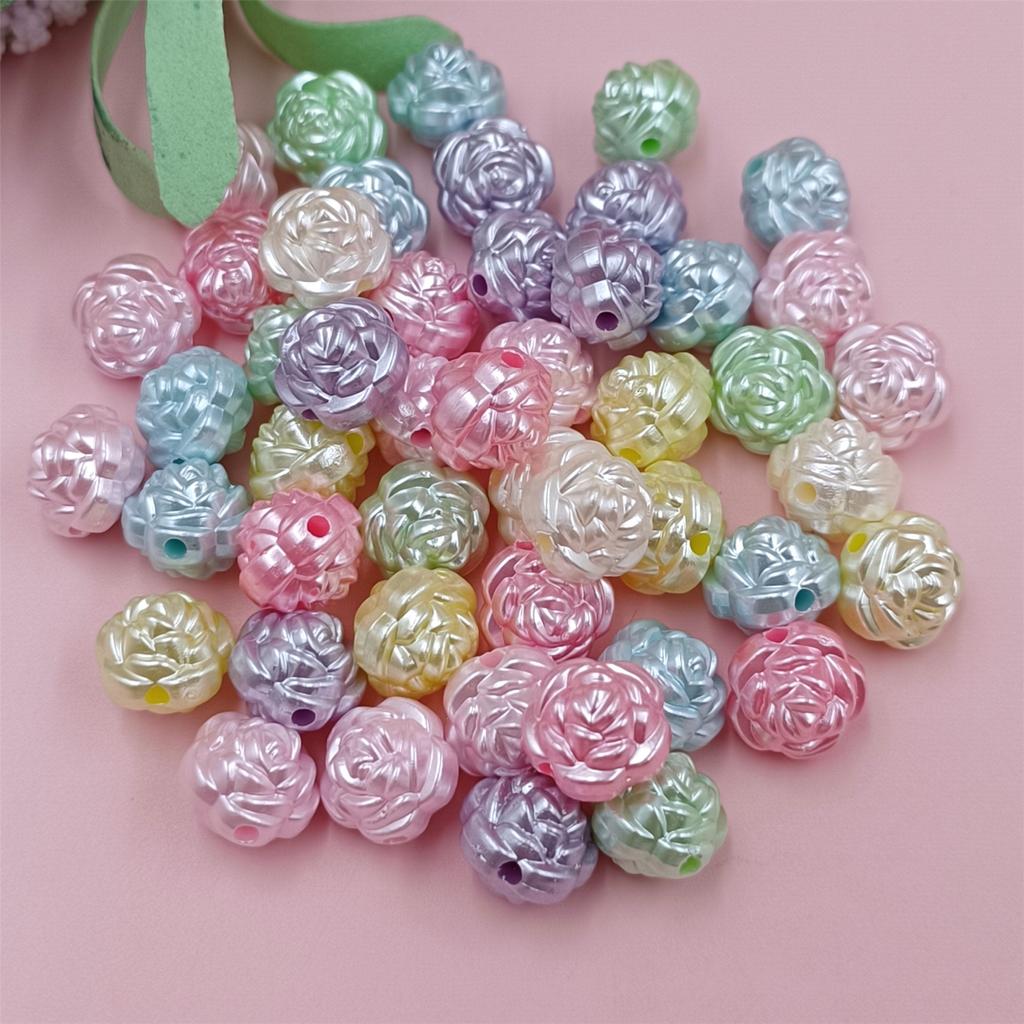 Mărgele tridimensionale de înaltă calitate, cu flori de culoare mixtă, stele la modă, 50/100 buc, DIY, lucrate manual, cu cinci colțuri, pentru macaroane de dovleac, materiale pentru mărgele