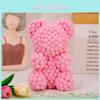Adorable Pink Ball Teddy Bear Figurine Perfect For Summer Decoration And Gifts
