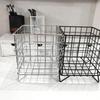 Ins Style Creative Iron Desktop Organizer Box Multi-purpose Storage Basket for Office Home Desk Accessories Stationery Supplies