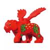 MOC Zwierzęta Zoo Klocki Słonie Tygrysy Słonie Małpy Łosie Niedźwiedzie Owce Wielbłąd Koń Krokodyl Lampart Mini Klocki DIY T11