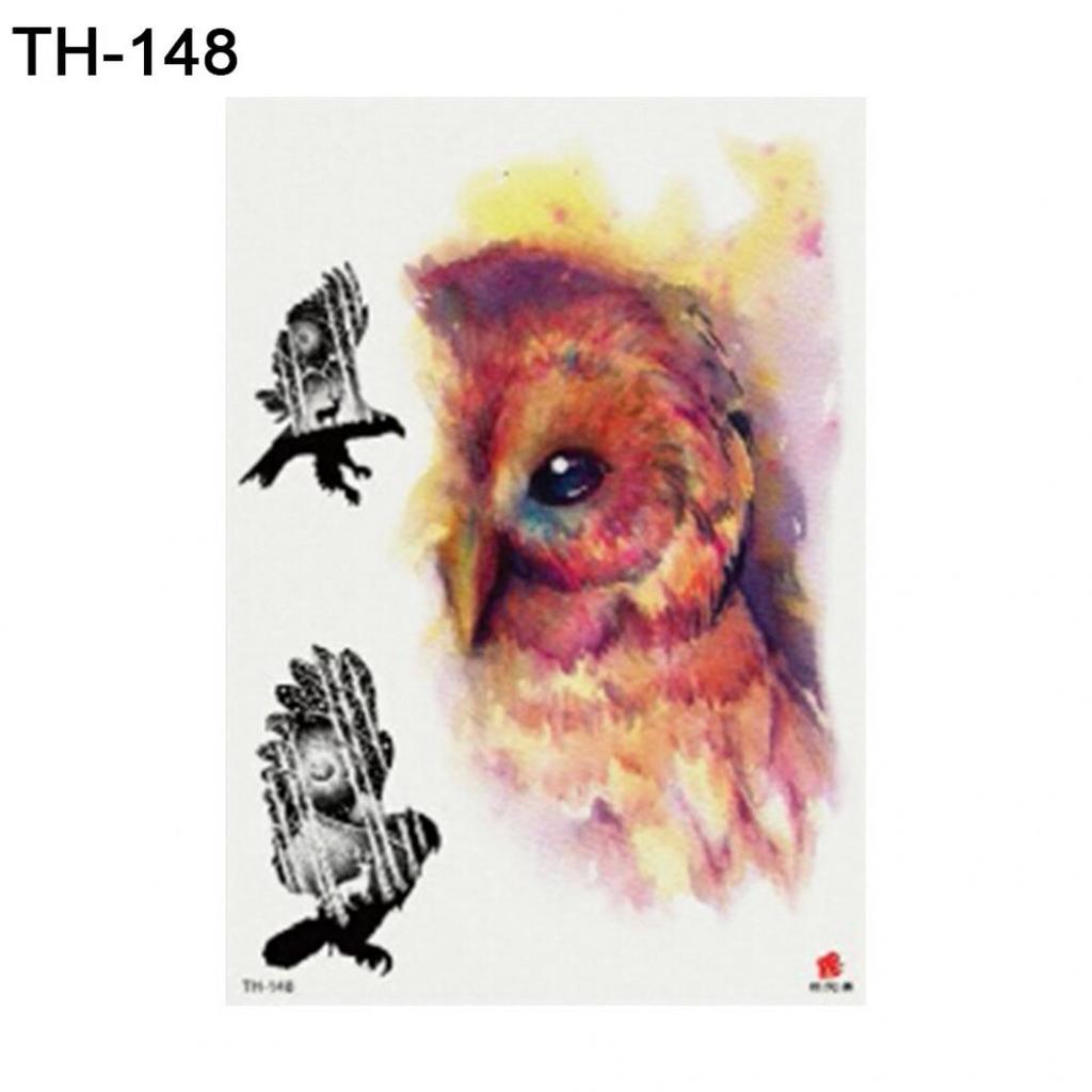 Animal Dog Bear Arm Shoulder Waterproof Temporary Fake Tattoo Sticker Gift