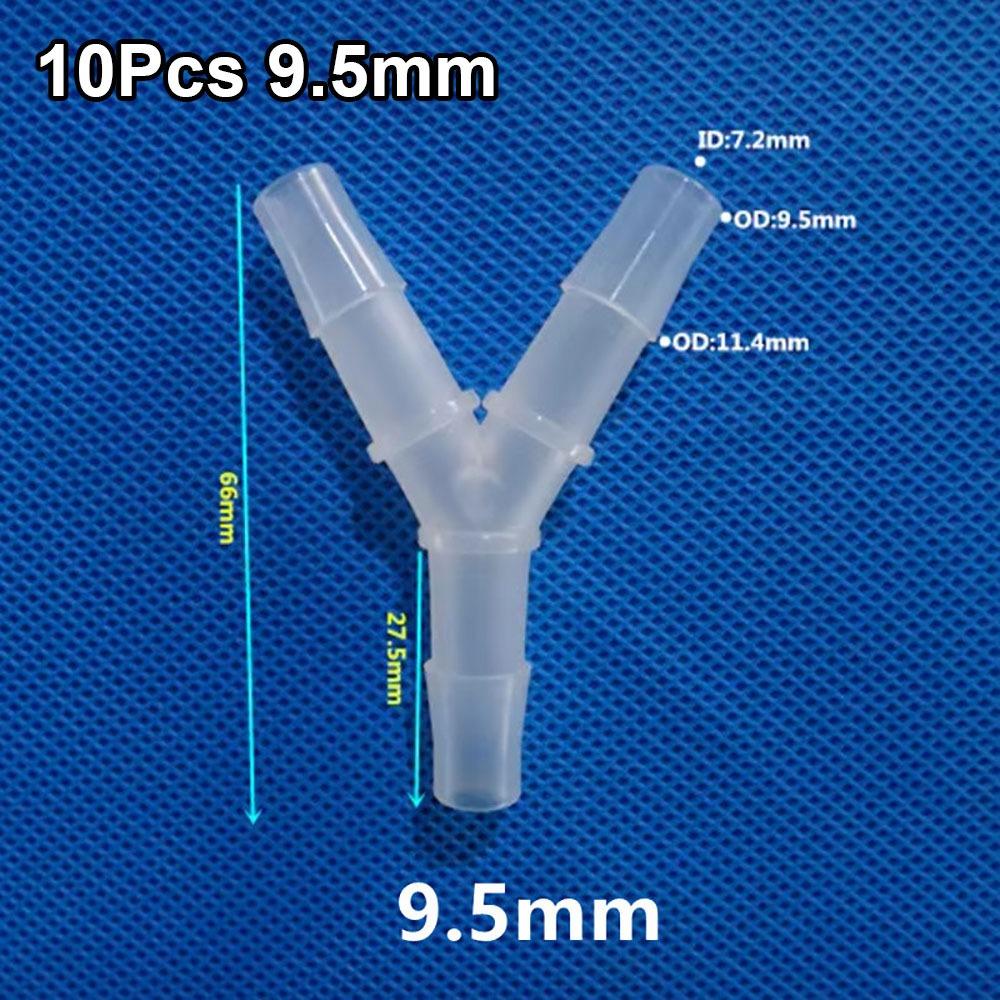10Pcs Plastic 3 Way Connector PP PE Hose Fittings for Aquarium Fish Tank Fittings
