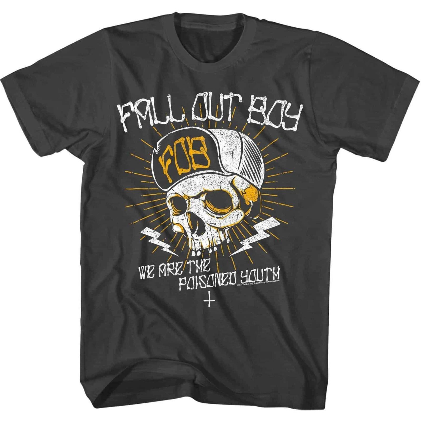 Fall Out Boy We are The Poisoned Youth Skull Men s T Shirt XL
