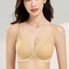 Invisible Bra Women's Mesh Fabric Breathable Gathering Underwear Seamless Bra Push Up Bra