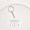Creative Chemistry Elements Acrylic Keychain - Fun Gift for Teachers and Students