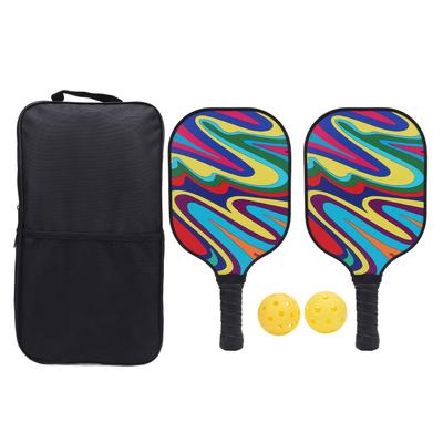 1 Pair Pickleball Paddle Fiberglass Enlarge Plate PVC Edging Beehive Pickleball Training Paddle for