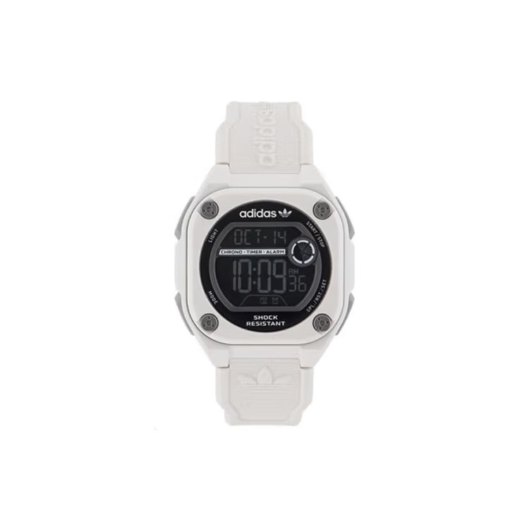 

Adidas Originals Street Series Watch Quartz Movement Resin Strap Black Dial 100 Meters Water Resistant Casual Unisex watches AOST230622I Black Dial