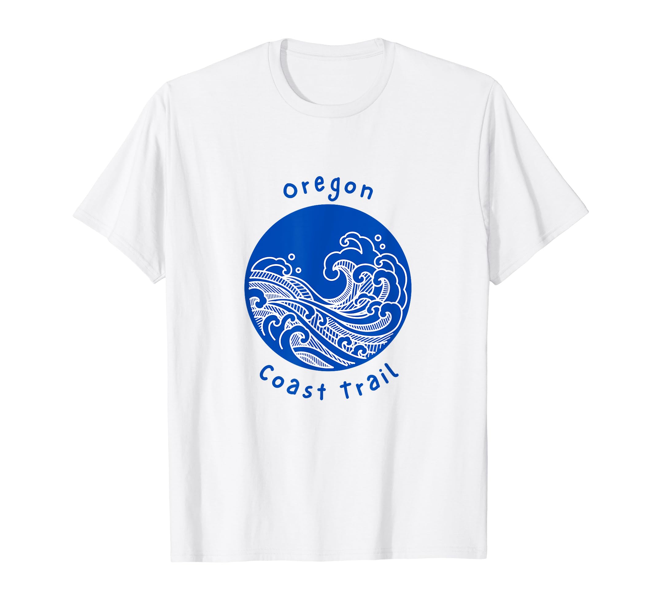 Oregon Coast Trail OCT Pilgrims Long Distance Hiking US Pacific Coast T-Shirt белый