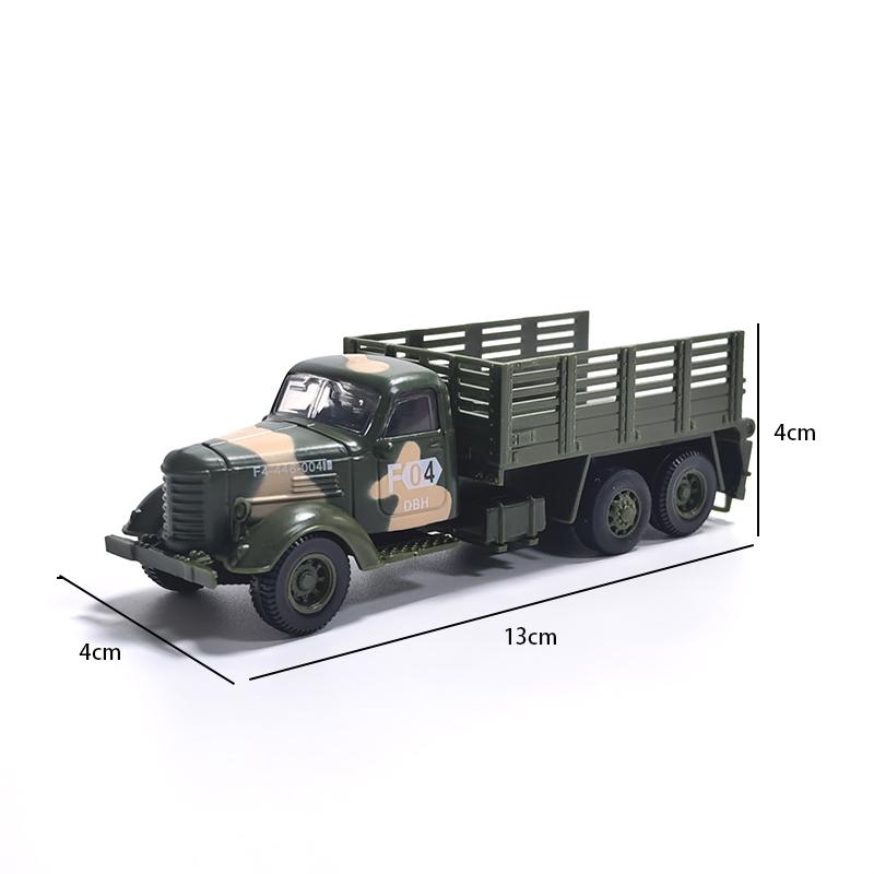 Alloy Metal+Plastic Pull Back Car Simulation Army Armed Tank Helicopter Armored Vehicle Car Truck Children's Toys Playsets Scale Ratio Model