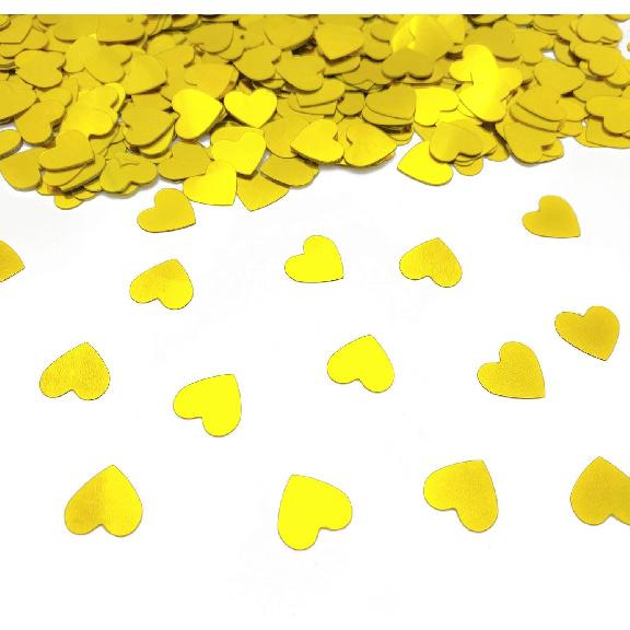 Heart Confetti Red Valentine's Day Table Confetti Metallic Foil for Party Wedding Happy Birthday Baby Showe Bridal Shower Festival Theme Party