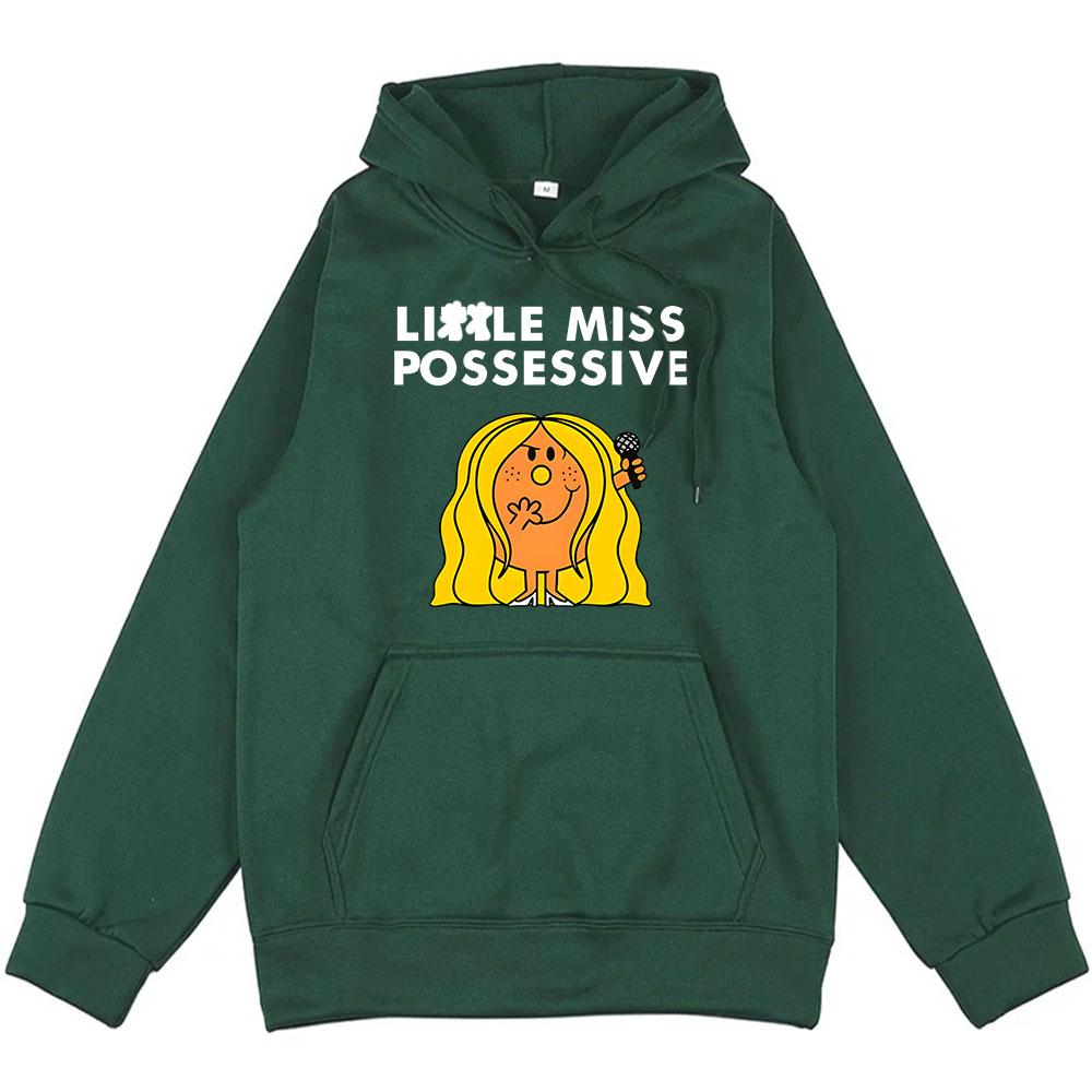 Tate McRae MISS POSSESSIVE Hoodies Cartoon Funny Graphic Printing Sweatshirts Long Sleeve Hooded Pullovers Men Women Clothing