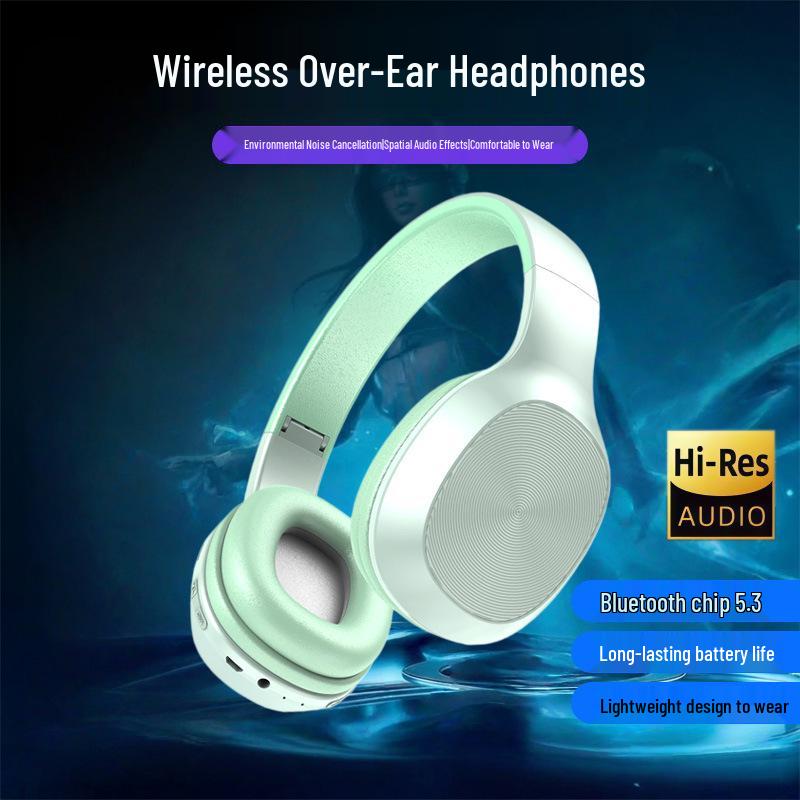 New C2237 Wireless Bluetooth Headband Earphones: Game & Sports Use, Deep Bass, Long Battery Life, High Sound Quality