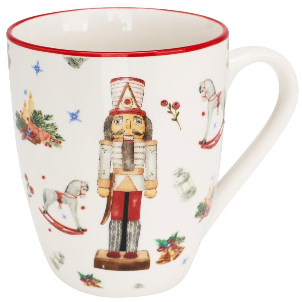 Kubek Świąteczny Zimowy na Napoje Kawę Herbatę Zioła Boże Narodzenie 320 ml