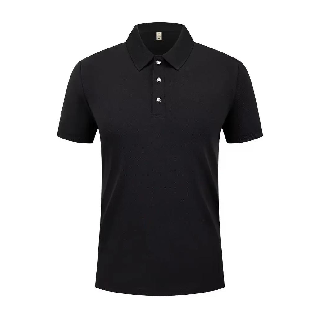 2026 Summer New Men's Fashion Casual Breathable Comfortable Polo Shirt Solid Color High Quality Short Sleeve T-shirt