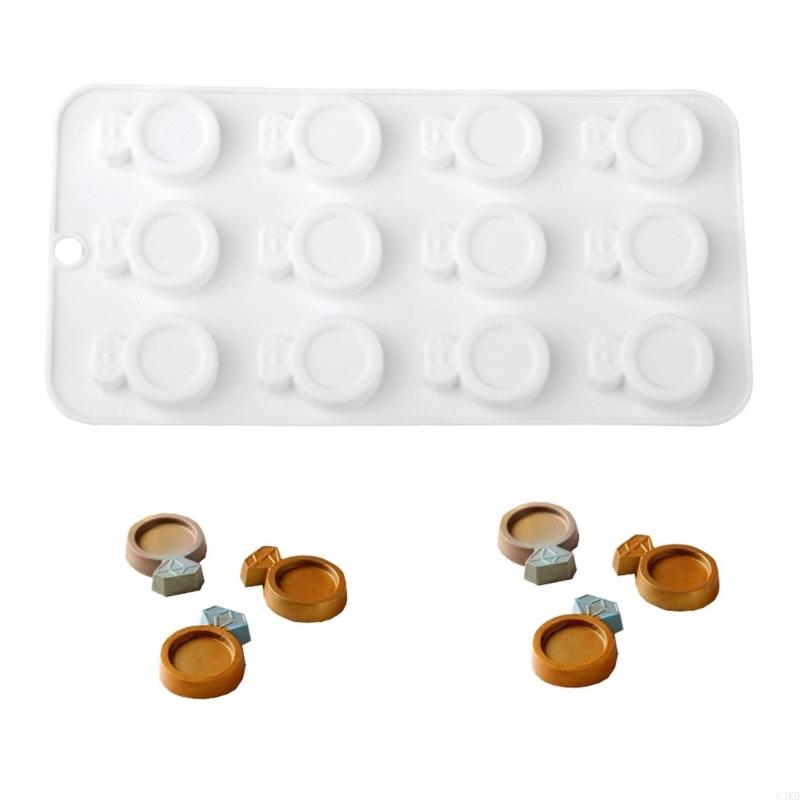 62KD Durable Silicone Molds For Unique Love Letter and Rings Cooking Delights